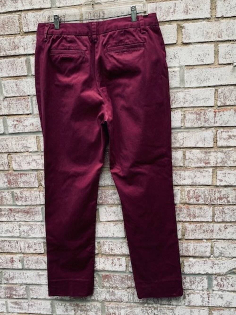 Lands' End Wine color pants size 8 - Picture 6 of 10
